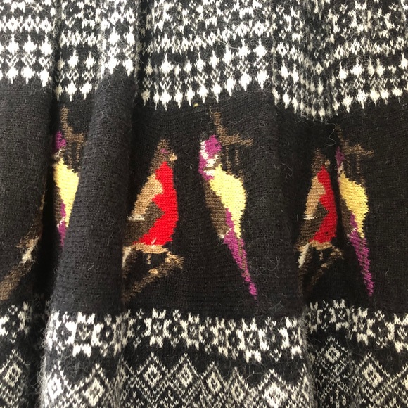 🎉HP🎉 Anthro Bird Fairisle Sweater Skirt by Moth - Picture 3 of 7